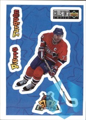 1996-97 Upper Deck Collectors Choice Stick Um's #S19 Pierre Turgeon Montreal